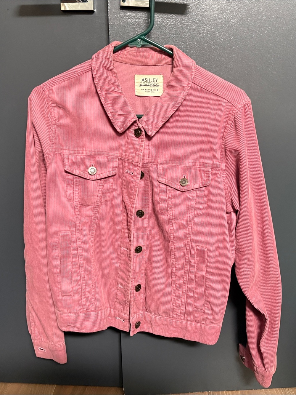Charlotte Russe Lightweight Pink Corduroy Jacket